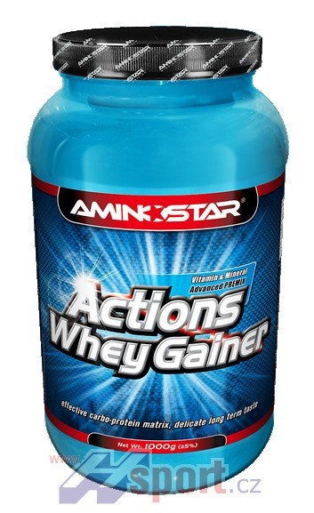 Aminostar Whey Gainer Actions 4500g