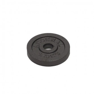Litinový kotouč lakovaný. Průměr vrtání 25mm, hmotnost 1,25kg.