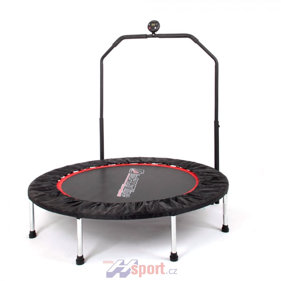 Trampolína s držadlem Insportline PROFI Digital 140 cm