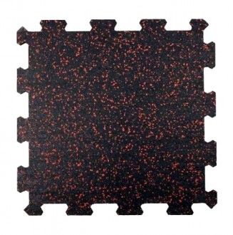 Sportovní podlaha Puzzle 8 mm, 50 x 50 cm - barevný vsyp 20%