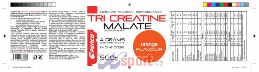 Penco Tri-Creatine Malát 500g