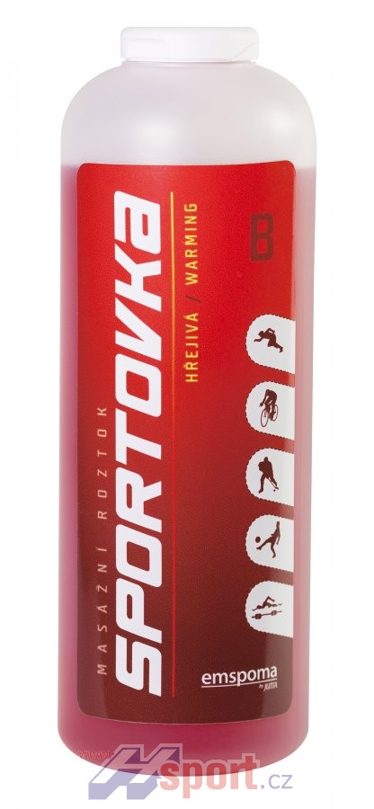 Masážní roztok Sportovka hřejivá B 550 ml