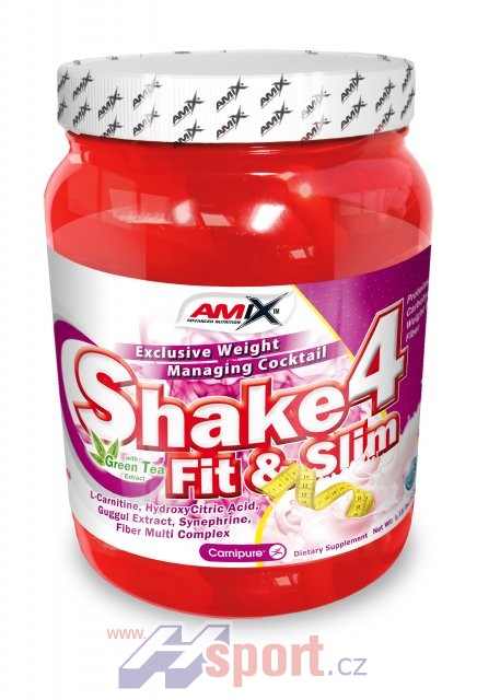 AMIX SHAKE 4 FIT & SLIM 1000g - ilustrativní foto