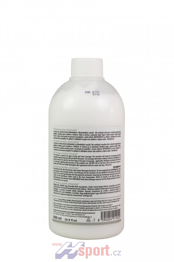 Masážní emulze Emspoma univrezální - EMU 500 ml