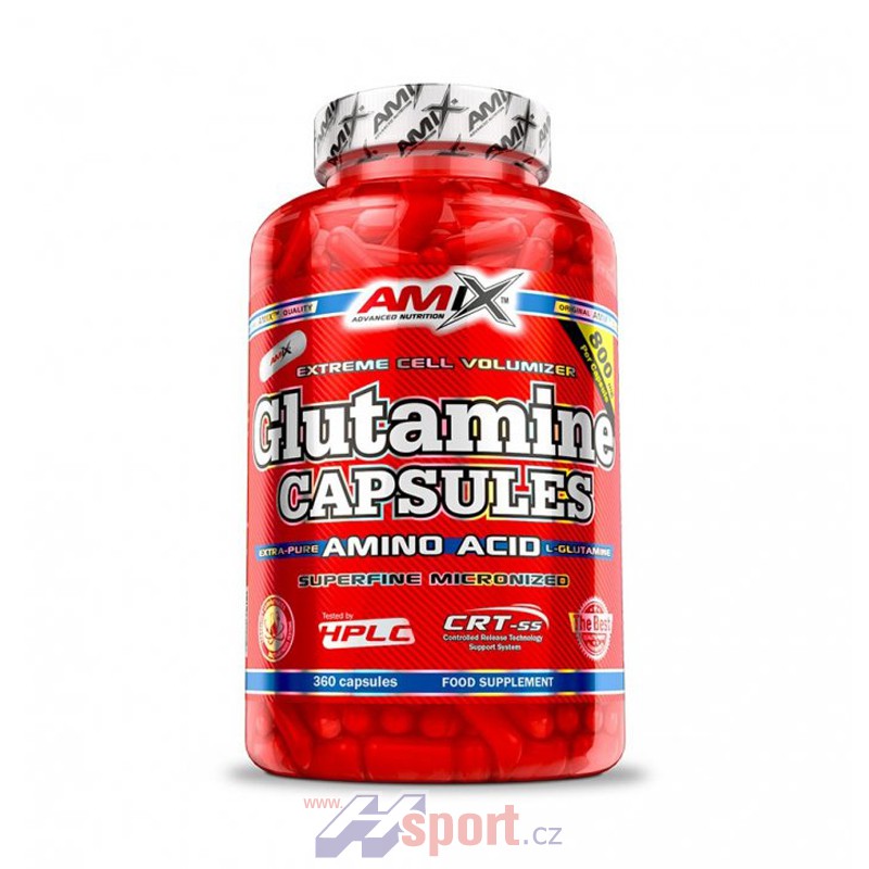 Amix L-Glutamine 800 mg - 360 cps