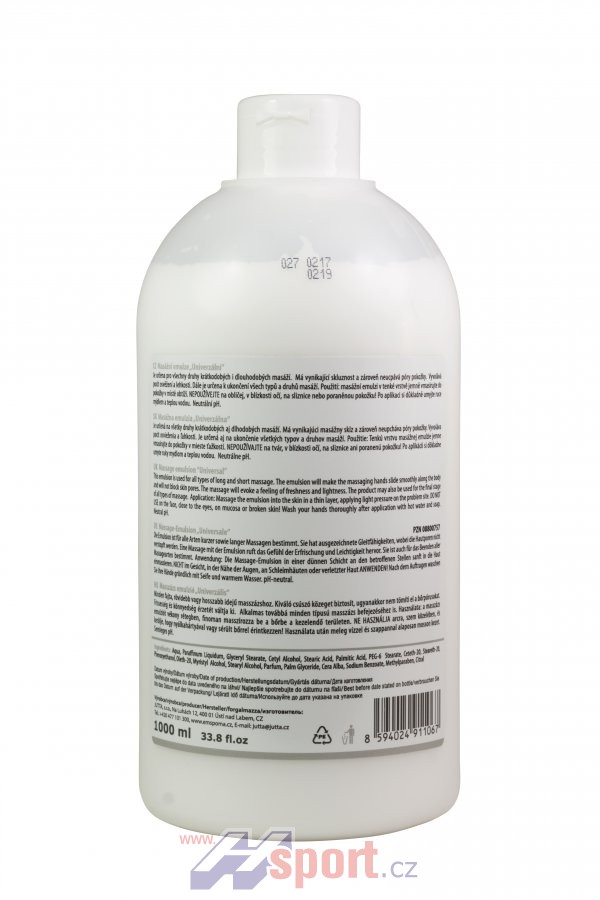 Masážní emulze Emspoma univerzální U 1000 ml