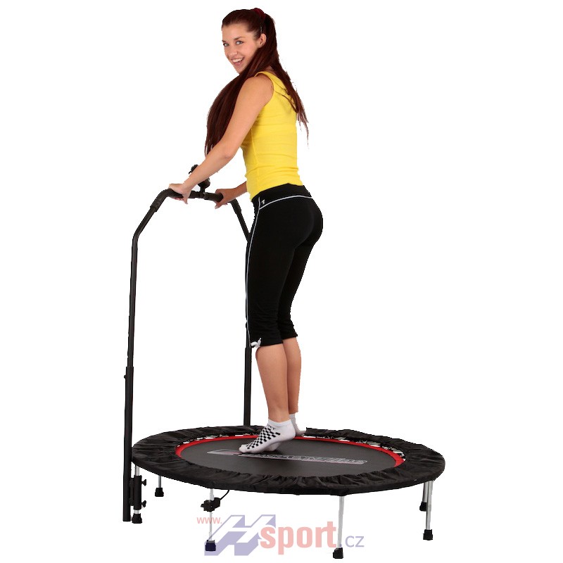 Trampolína s držadlem Insportline PROFI Digital 140 cm