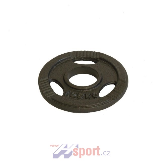 Litinový kotouč lakovaný. Průměr vrtání olympijský 50mm, hmotnost 1,25kg.
