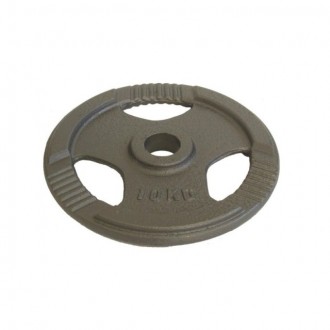Litinový kotouč lakovaný. Průměr vrtání olympijský 50mm, hmotnost 10kg.
