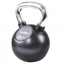 Kettlebell s chromnovou rukojetí HMS 24 kg