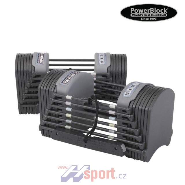 Činkový přikládací set PowerBlock Sport 2.4 - 1,5-11 kg