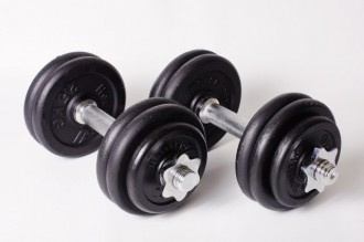ČINKOVÝ SET 30 kg (2x15 kg) - litina
