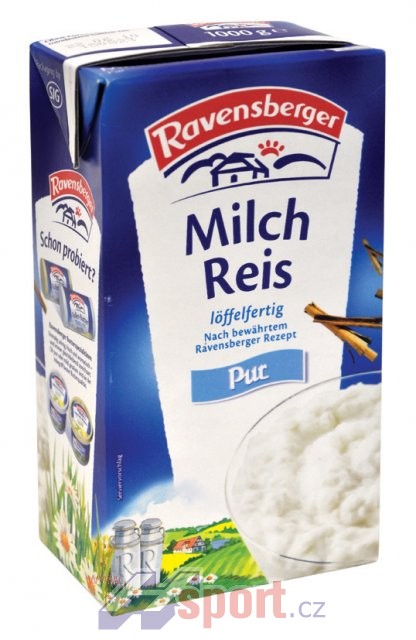 Mléčná rýže Ravensberger 2% natur 1000g (Tetrapack)