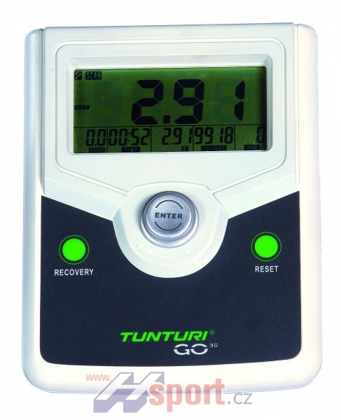 Eliptický trenažer Tunturi GO - Cross Front GO 30 - computer