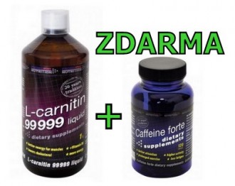 PROM-IN L-Carnitin 99.999mg liquid + coffeine 200 zdarma