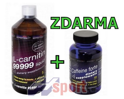 PROM-IN L-Carnitin 99.999mg liquid + coffeine 200 zdarma