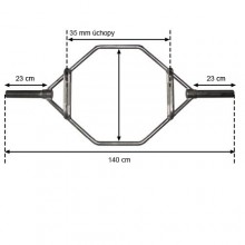 Obouruční osa HEX Arsenal 50/1400