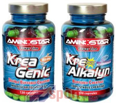 Aminostar Krea Genic 120cps + Kre-Alkalyn 120cps ZDARMA