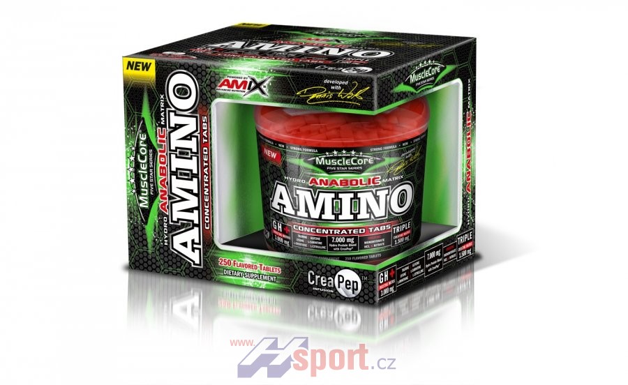 MuscleCore Anabolic Amino with CreaPEP 250 tbl