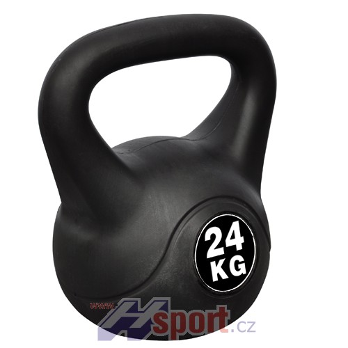 Černý kettlebell 24 kg