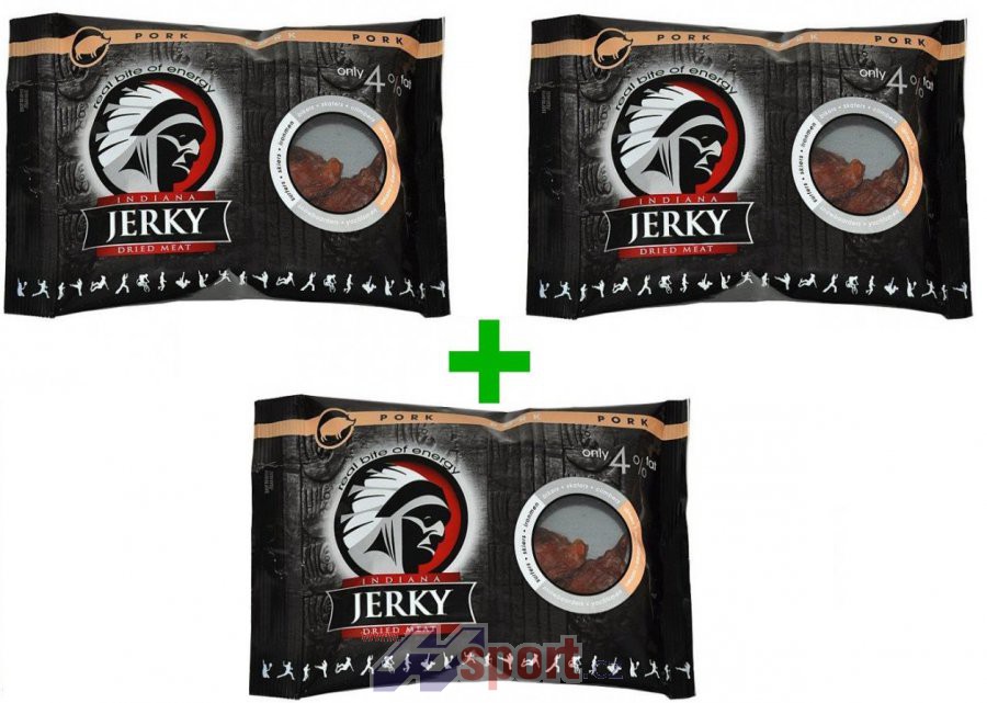 Sušené maso Jerky 100 g 2 + 1 zdarma - vepřové