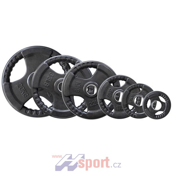Olympijský kotouč Attack pogumovaný 20 kg