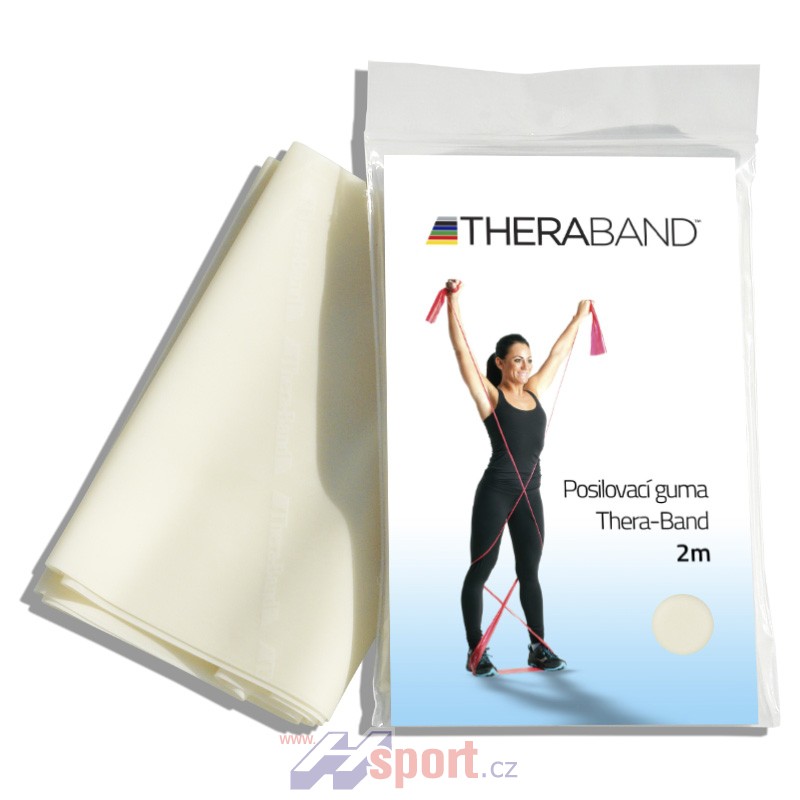 Posilovací guma TheraBand 2 m béžová