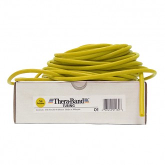 Guma na cvičení TheraBand Tubing 30,5 m žlutá