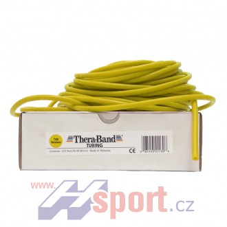 Guma na cvičení TheraBand Tubing 30,5 m žlutá