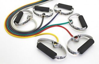 Tubing s rukojetí TheraBand 122 cm