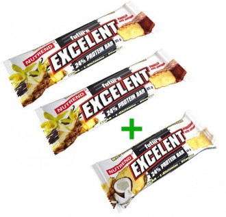 Nutrend Excelent Protein Bar 2 x 85 g + 40 g ZDARMA