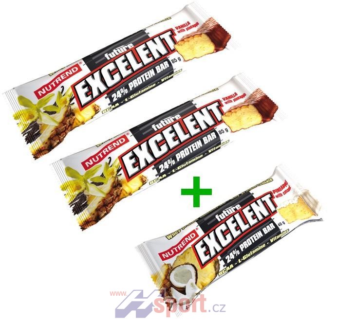 Nutrend Excelent Protein Bar 2 x 85 g + 40 g ZDARMA