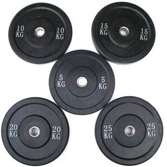 Sada závaží Attack Bumper Plate 150 kg