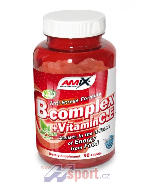 Amix B-Complex + Vitamin C & Vitamin E 90 tbl