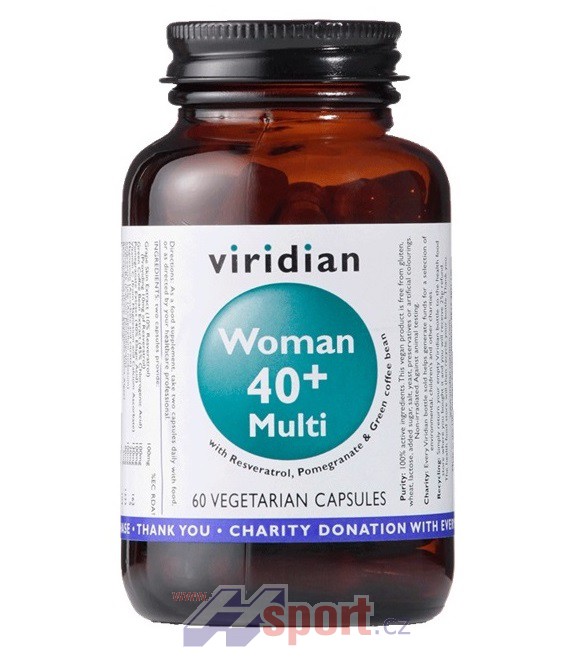 Viridian 40+ Woman Multivitamin 60 cps