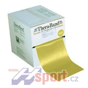 Posilovací guma TheraBand 45,5 m béžová
