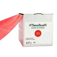 Posilovací guma TheraBand 45,5 m červená