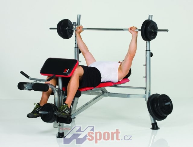 Posilovací lavice HAMMER - BENCH BERMUDA XT + 34kg Power Weight Set