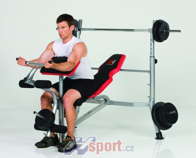 Posilovací lavice HAMMER - BENCH BERMUDA XT + 34kg Power Weight Set