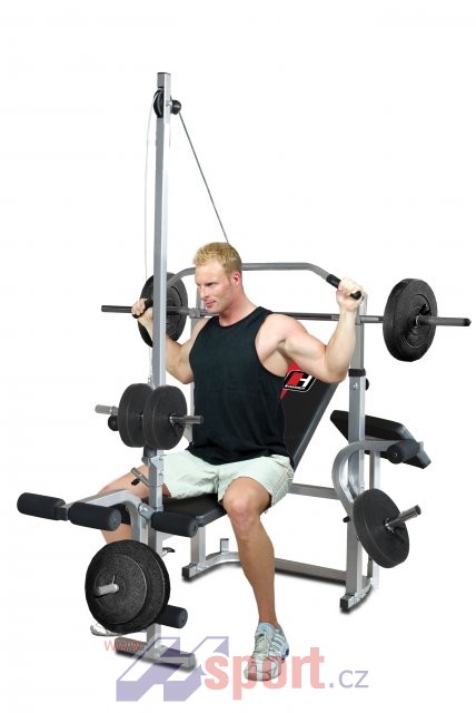 Posilovací lavice HAMMER - BENCH BERMUDA XT + 34kg Power Weight Set