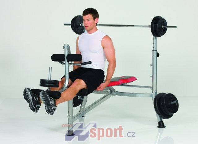 Posilovací lavice HAMMER - BENCH BERMUDA XT + 34kg Power Weight Set