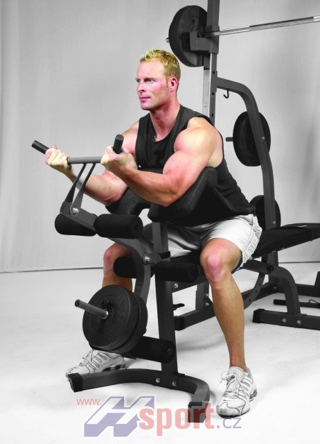 Posilovací lavice HAMMER - SOLID XP + 76kg Power Weight Set