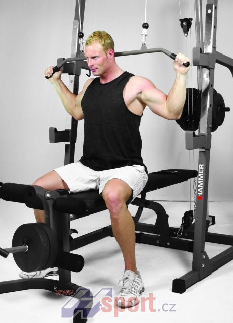 Posilovací lavice HAMMER - SOLID XP + 76kg Power Weight Set