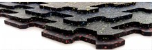 Sportovní podlaha Puzzle 8 mm, 1 x 1 m - barevný vsyp 40%