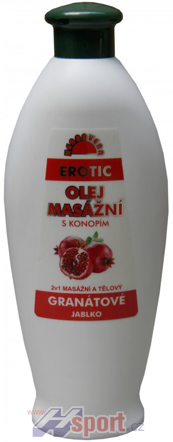 Masážní olej Herbavera Erotic 550 ml