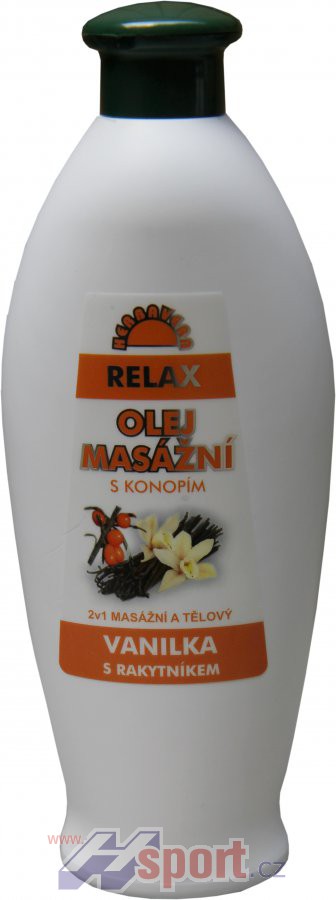 Masážní olej Herbavera Relax 550 ml