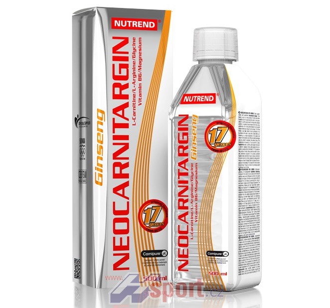 Nutrend Neocarnitargin s ženšenem 500 ml