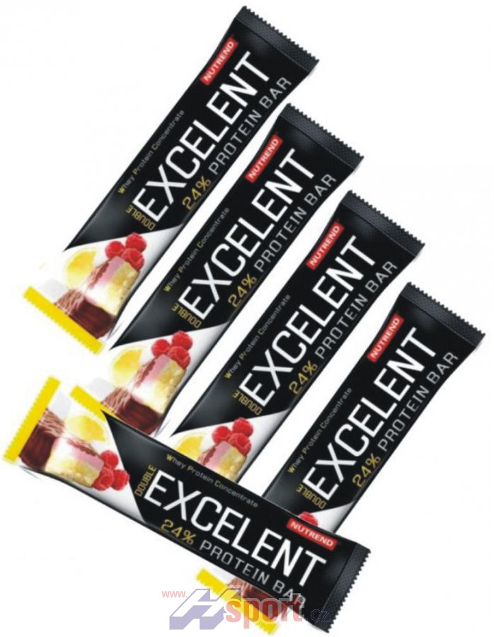 Nutrend Excelent Protein Bar Double 40 g 4+1 zdarma