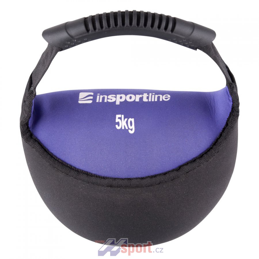 Neoprénová činka Insporline Bell-Bag 5 kg