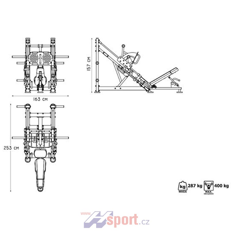 Leg Press Marbo MF-U001